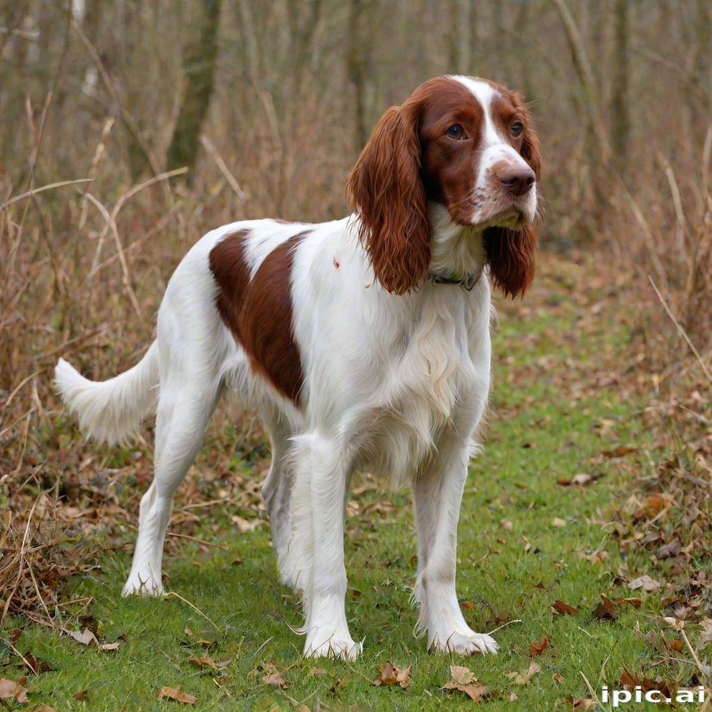 irish red and white setter