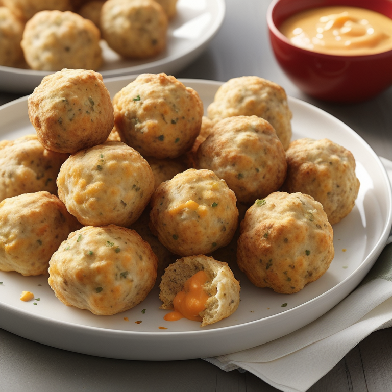 sausage balls with cheddar bay biscuit mix