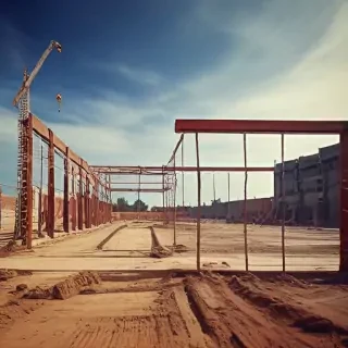 construction site background