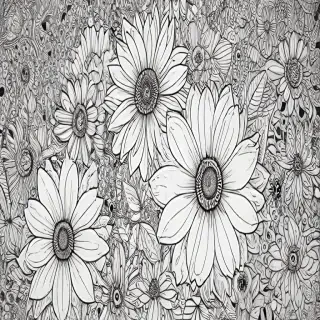 flower doodle art