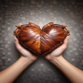 hand heart clipart