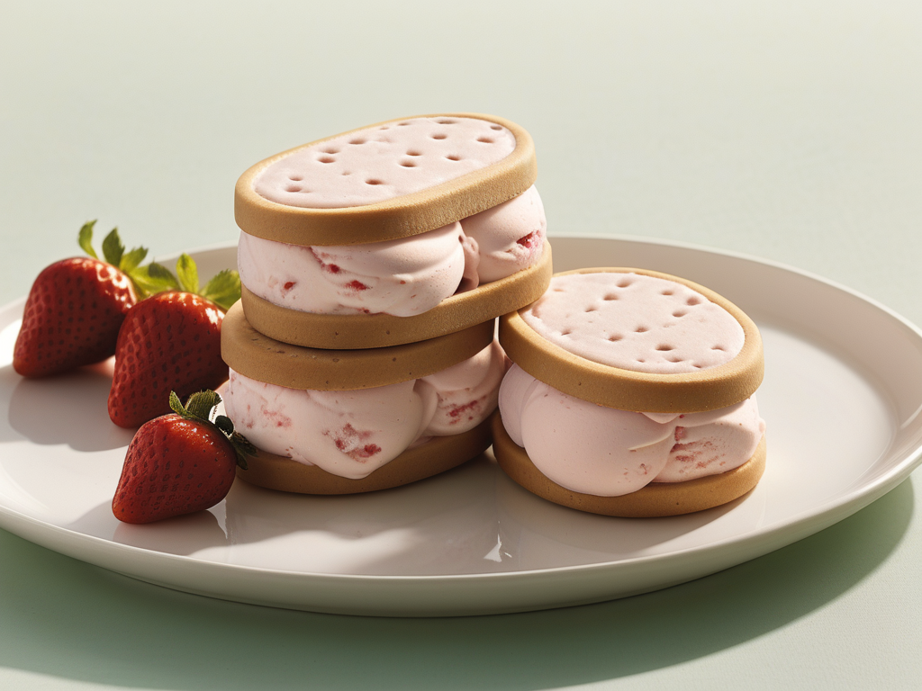 turkey hill strawberry ice cream sandwich