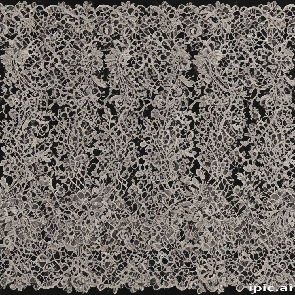 Intricate Floral Lace Pattern with Delicate Details and Elegant Design ...