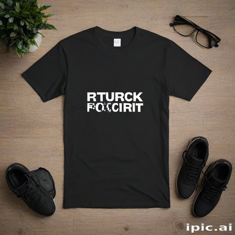 black shirt mockup