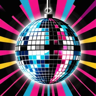 disco ball clipart transparent