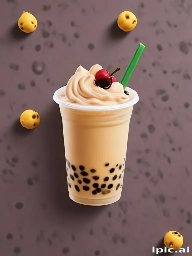 milk tea boba wallpaper