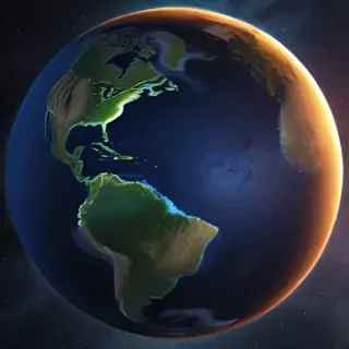 animated pic of earth