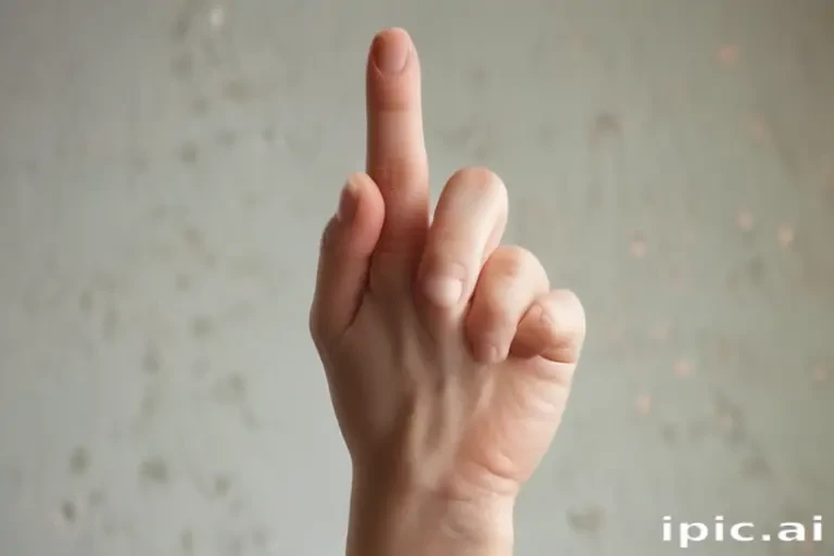 middle finger background