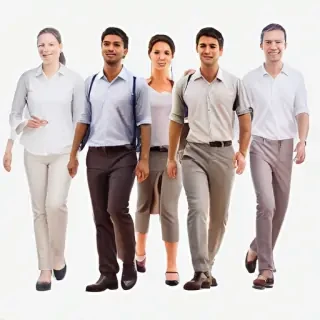 people walking png