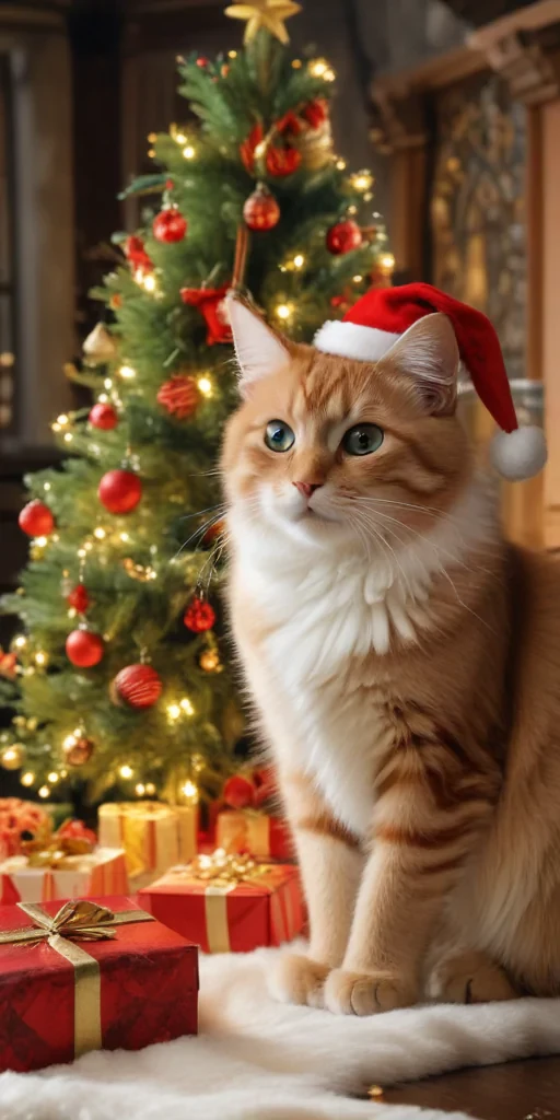 merry christmas cats images
