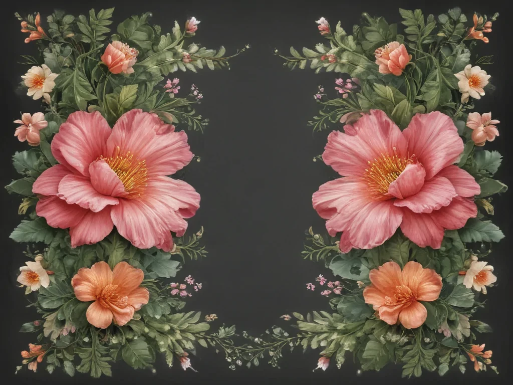 clipart borders flowers