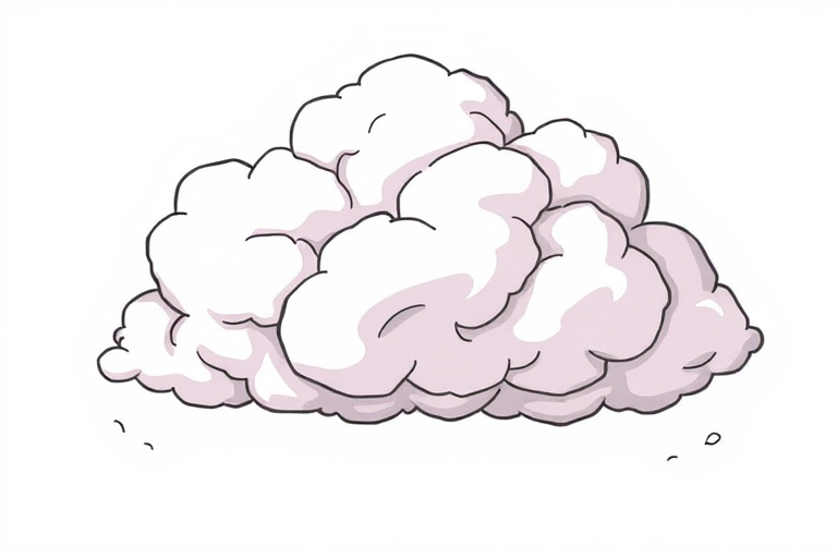 cartoon cloud drawing