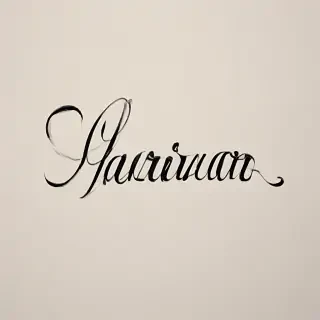 laura in cursive