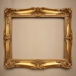 fancy gold frame