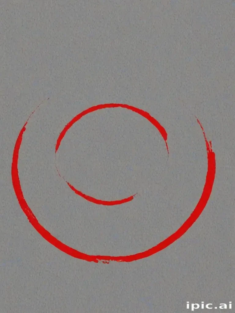 red circle