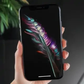 black aesthetic iphone wallpaper