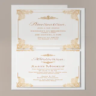 invitation mockup