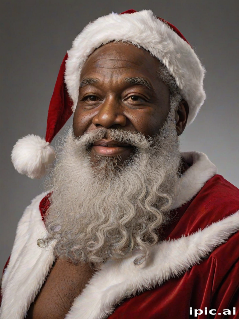 black santa png