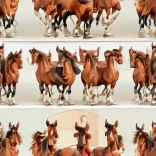 horses cartoon