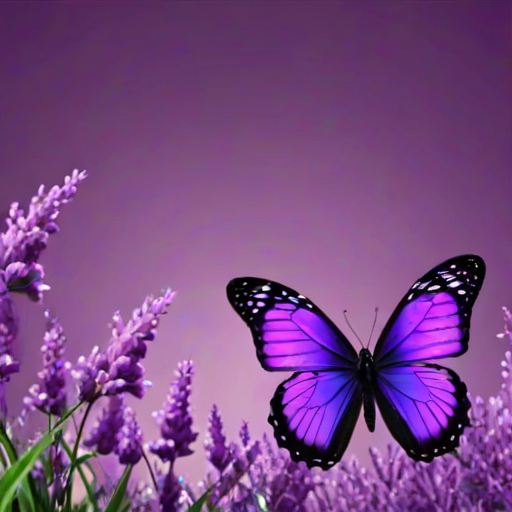 purple wallpapers butterfly