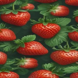strawberry wallpaper aesthetic