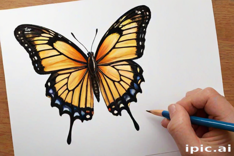 butterfly images to draw