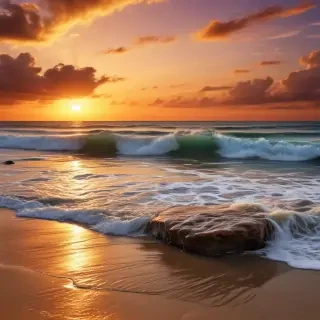 sunset wallpaper beach