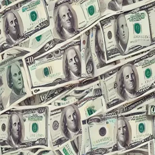 money with transparent background