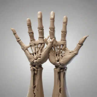 skeleton hands png