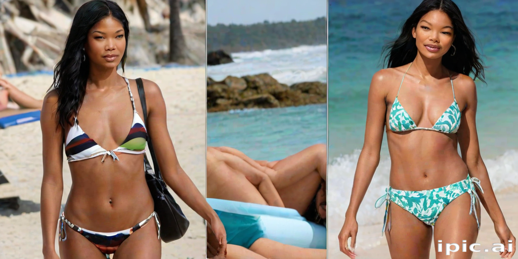 Chanel Iman in bikini