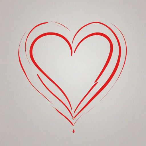 outline heart png