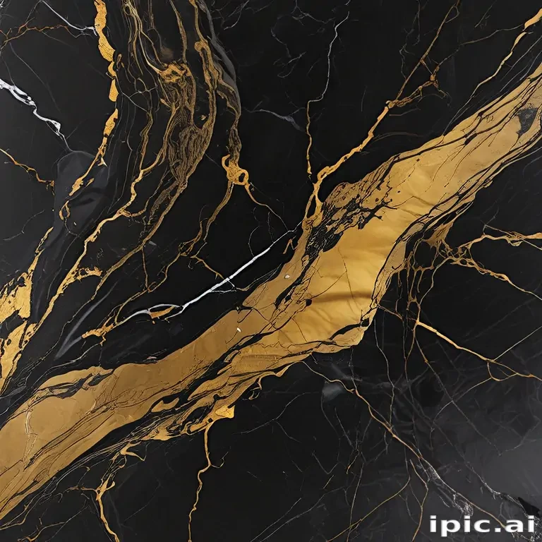 black and gold marble background