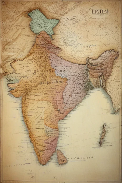 map of india