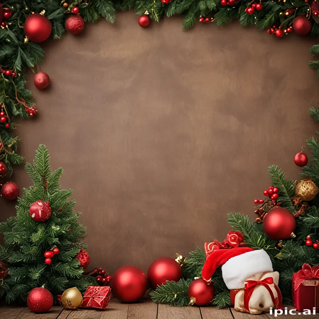 christmas background portrait
