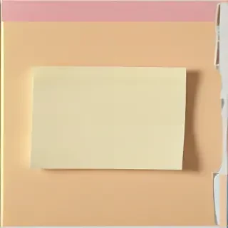 aesthetic cute sticky note png