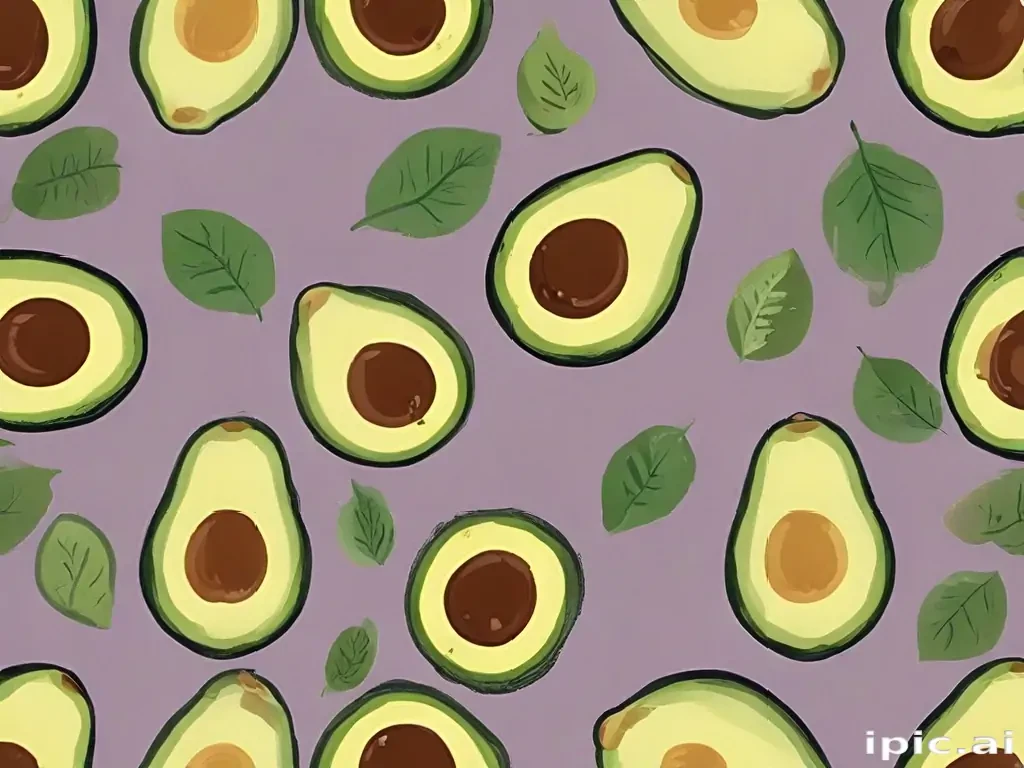 cute avocado wallpaper