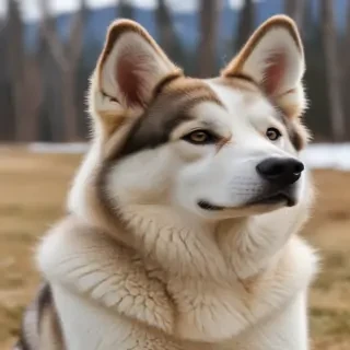 alaskan husky shepherd
