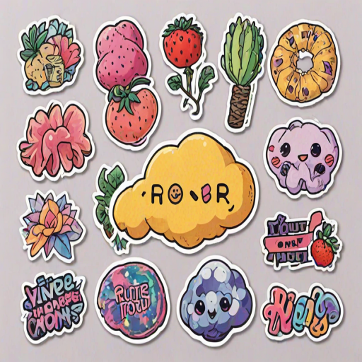 stickers png aesthetic
