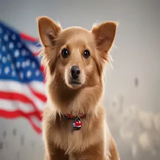 american eagle dog