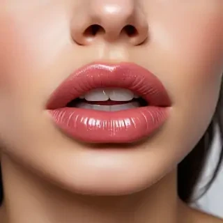 transparent lips