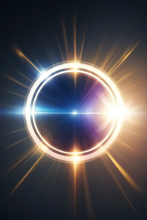 lens flare transparent background