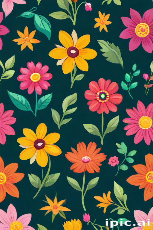 cartoon flowers png