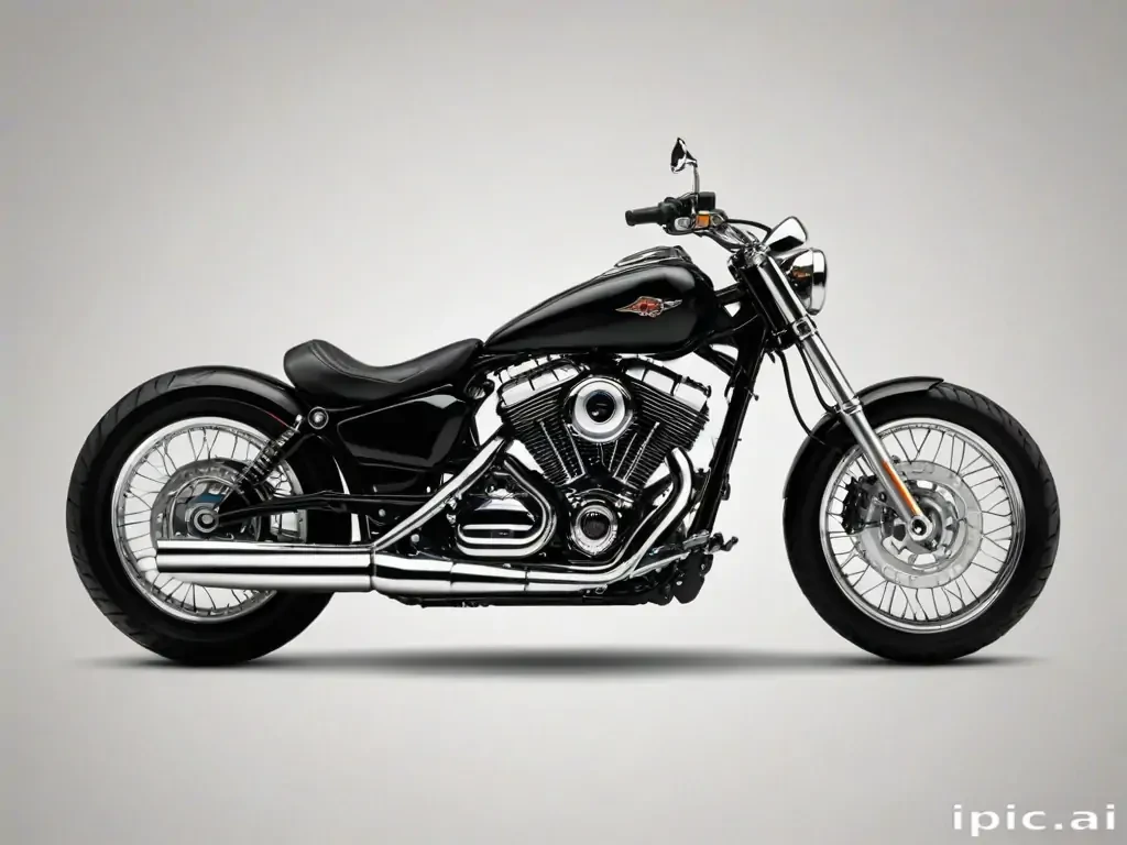 motorcycle clipart black and white