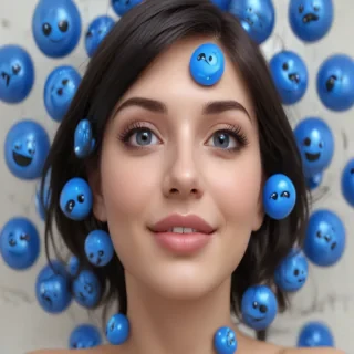 blue emoji