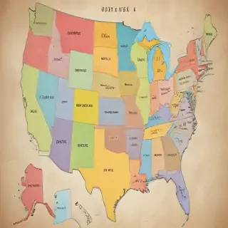 map of usa states
