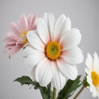 flowers with white background