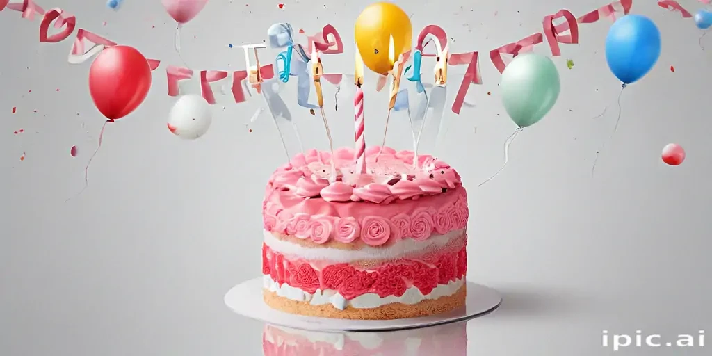 happy birthday transparent background
