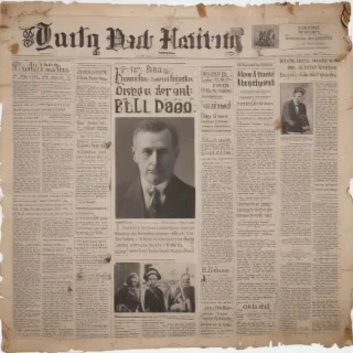 ripped newspaper png