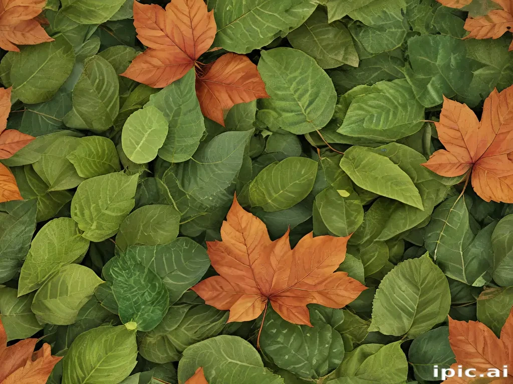 leaves no background