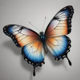 picture of a butterfly drawing